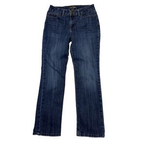 Lee‎ Straight Stretch Jeans Womens 6P (28x27 Fit) Secretly Shapes Regular Fit